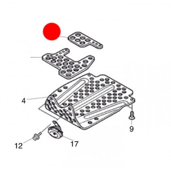 Protezione Gomma Post Piastra Motore MONTESA 4RT 05-18